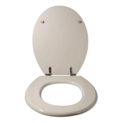 Tapa Inodoro Water Madera Laqueada Blanca Asiento Baño 25015