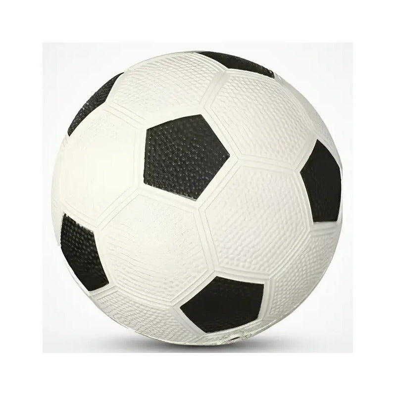 Pelota De Fútbol Clásica De Goma N°5 Negro