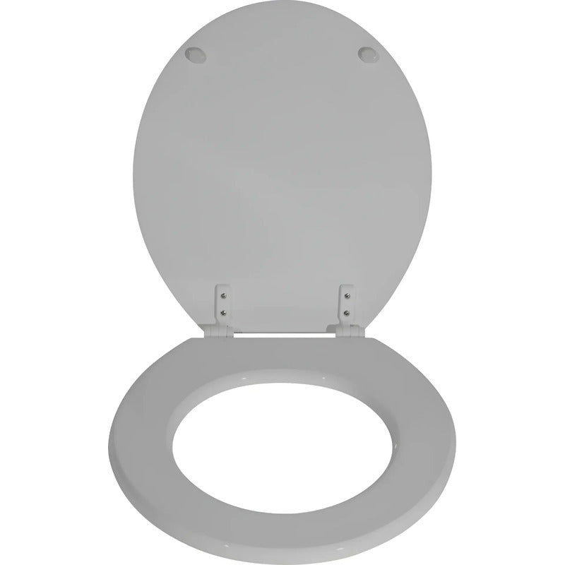 Asiento Para Inodoro Universal Oval Mdf Herraje Ppl