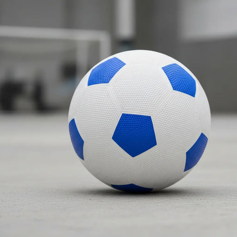Pelota De Fútbol Clásica De Goma N°5 Azul