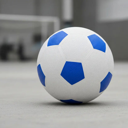 Pelota De Fútbol Clásica De Goma N°5 Azul