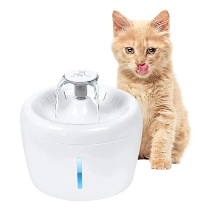 Fuente De Agua Bebedero Para Mascotas Blanco