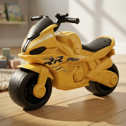 Moto Infantil Pata Pata Racing Amarilla Para Niños