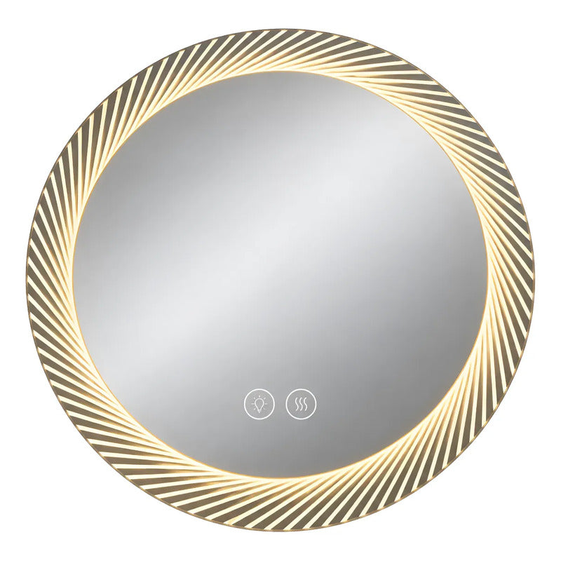 Espejo Redondo Circular 60 Cm Con Luz Led Lola 60cm Espejo