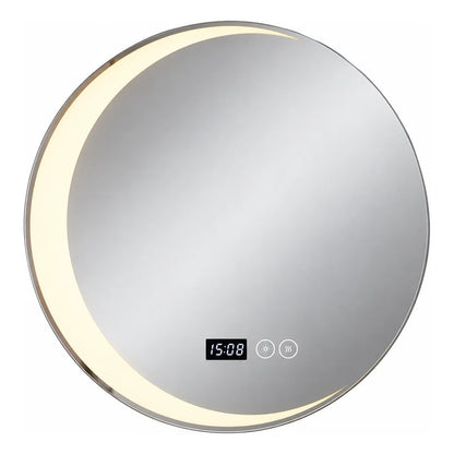 Espejo Led Redondo 60 Cm Con Forma De Luna Espejo