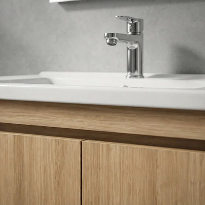 Set Completo De Baño Con Espejo Led Y Mueble con Bacha