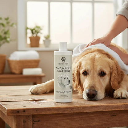 Shampoo Para Perros Minimal 480ml Caléndula Y Azahar