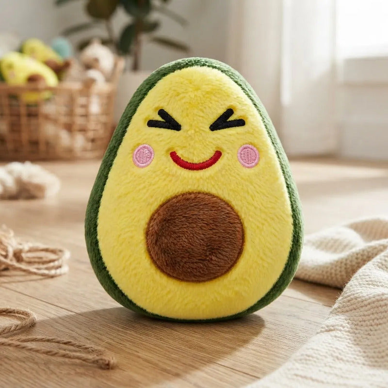 Juguete Para Perro Palta De Peluche Con Chifle 12x5 Cm Amarillo Palta