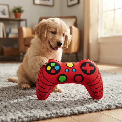 Juguete Para Perro Control De Videojuego De Peluche 20x10 Cm Rojo