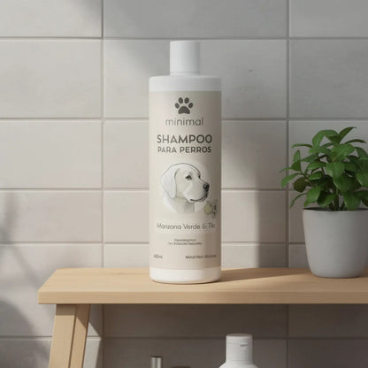 Shampoo Para Perros Minimal 480ml Manzana Verde Y Tilo