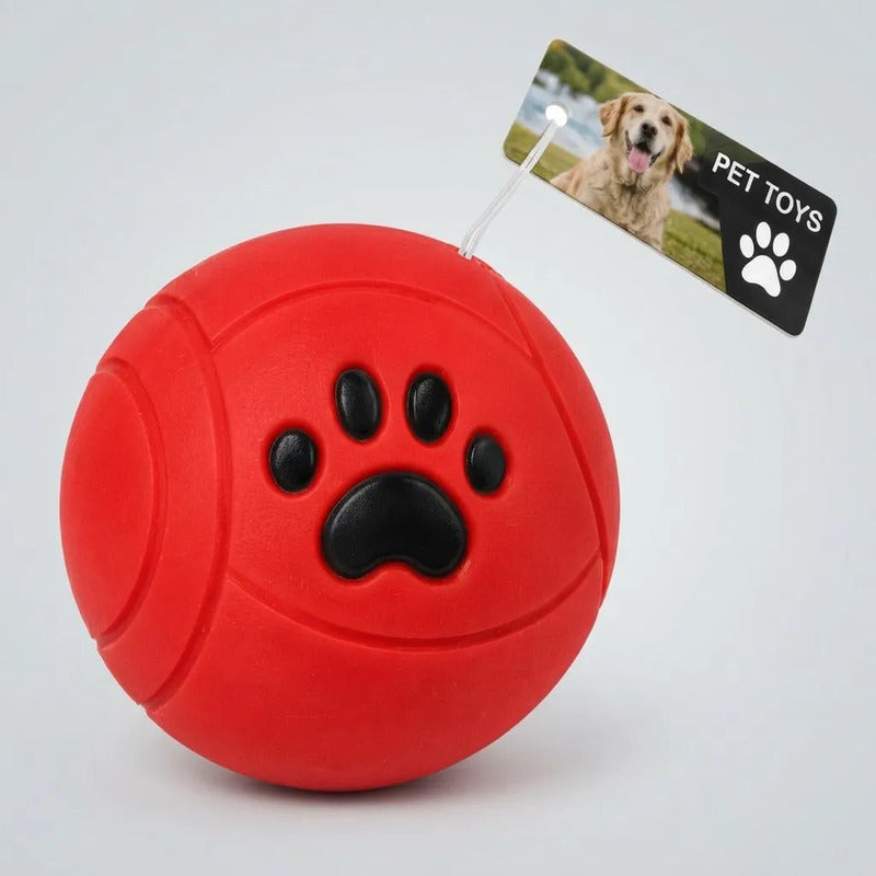 Pelota Interactiva Para Perro Y Gato Rojo