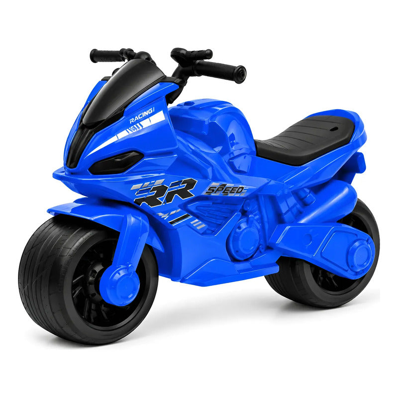 Moto Infantil Pata Pata Racing Azul Para Niños
