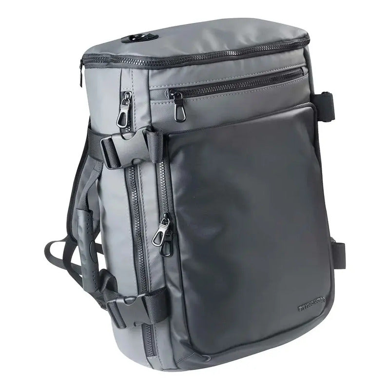 Bolso 3 En 1 Maletin-bolso-mochila Negro Negro 0