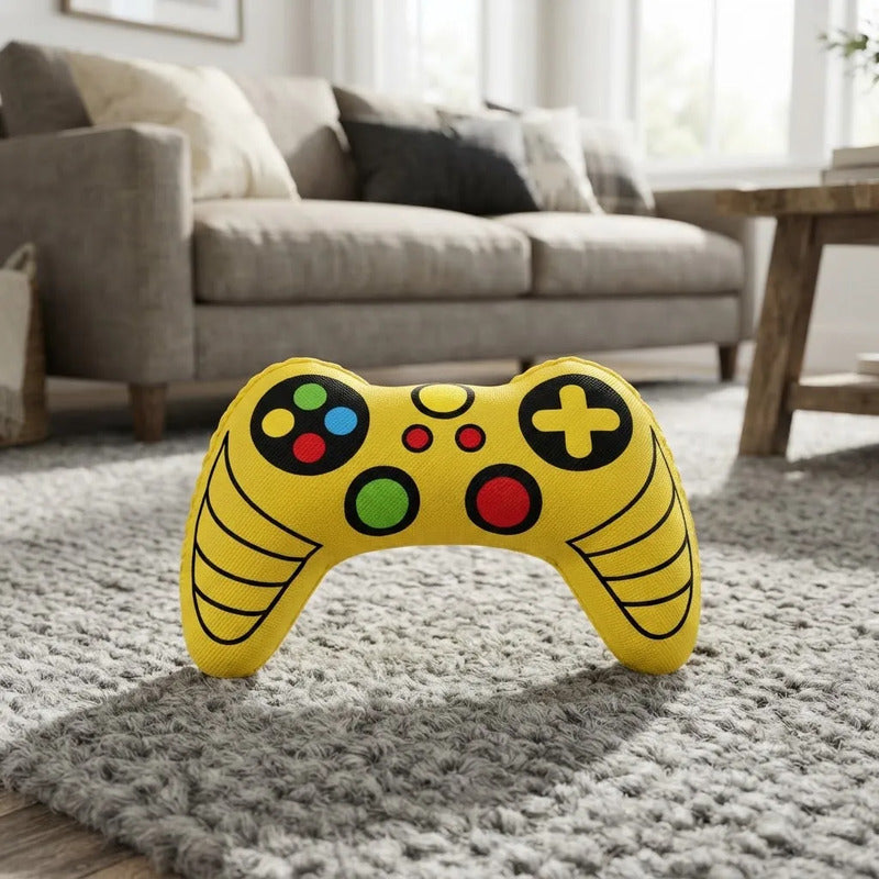 Juguete Para Perro Control De Videojuego De Peluche 20x10 Cm Amarillo