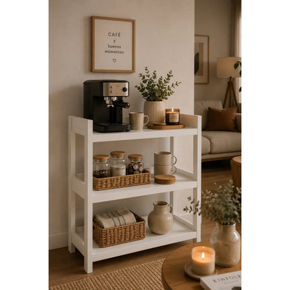 Mueble Desayunador Aparador Nórdico Blanco Mundo Express Blanco
