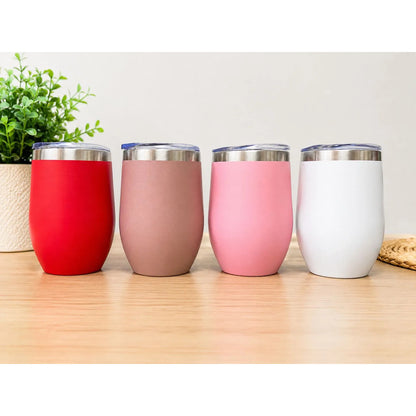 Mate Térmico Acero Inoxidable Con Tapa Hermética 360ml Rosa