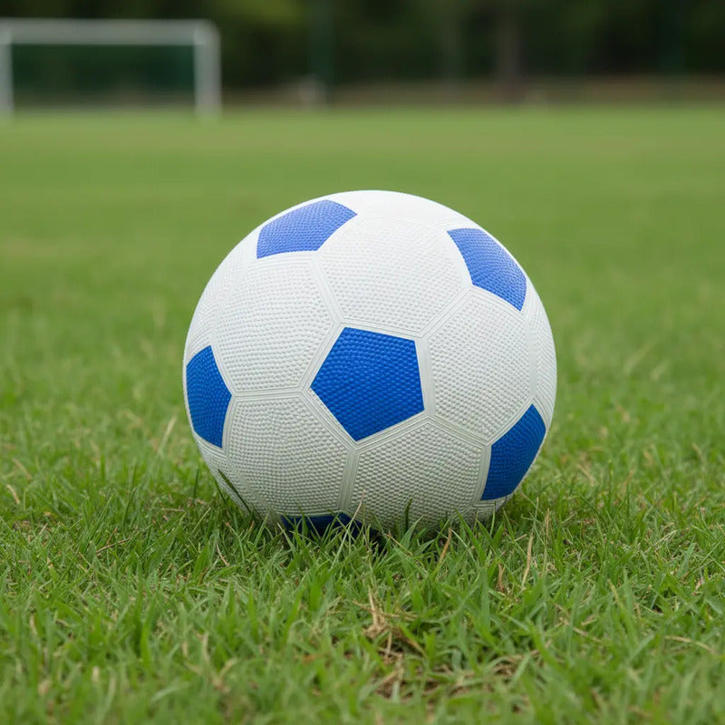 Pelota De Fútbol Clásica De Goma N°5 Azul