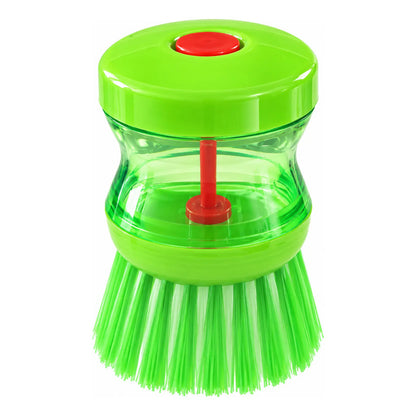 Cepillo De Limpieza Con Dispensador De Jabón Verde