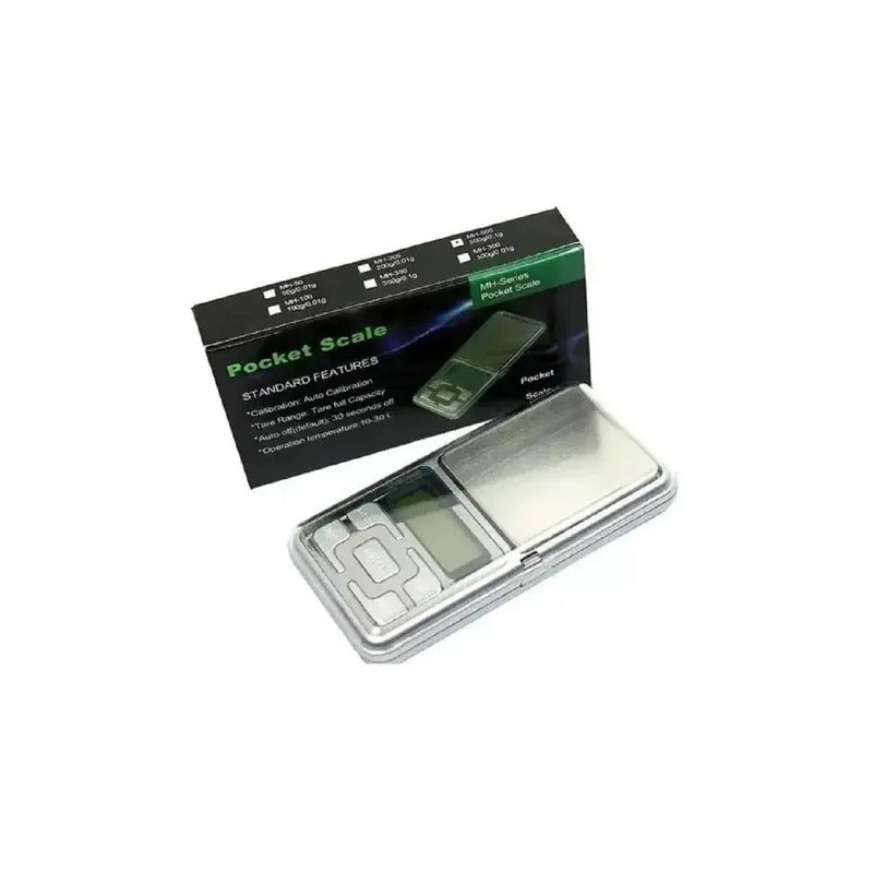 Balanza Digital Precisión 0.1g A 200g Pocket Scale Gris Mini Bascula 200 G