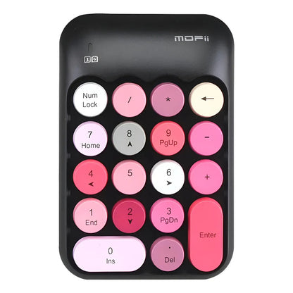 Teclado Numerico Inalambrico Mofii Aesthetic Teclas Retro Multicolor Inglés Internacional