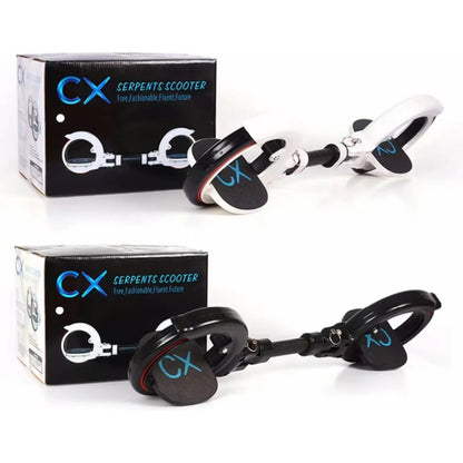Skate Cycle Patineta 8x Plegable 2 Ruedas Negro