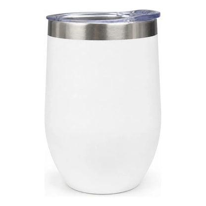 Mate Térmico Acero Inoxidable Con Tapa Hermética 360ml Blanco