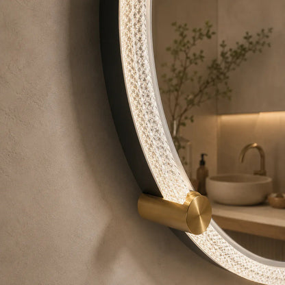 Espejo Luz Led Luxa Marco Acrilico 60cm Acrílico