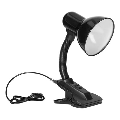Lámpara Con Pinza Para Escritorio O Veladora/mesa De Noche Negro