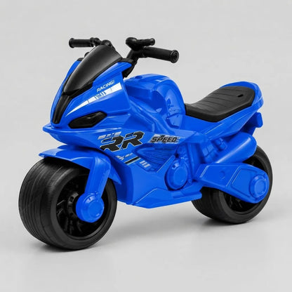 Moto Infantil Pata Pata Racing Azul Para Niños