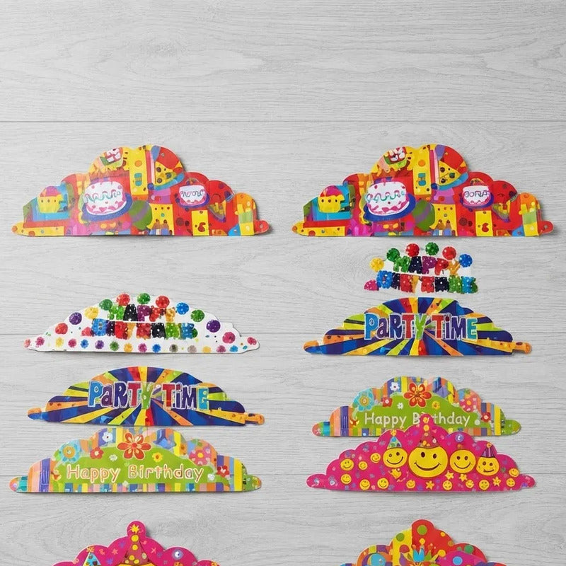 Coronas De Cumpleaños X6 Surtido