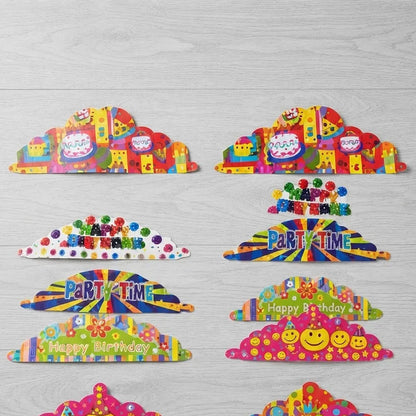 Coronas De Cumpleaños X6 Surtido