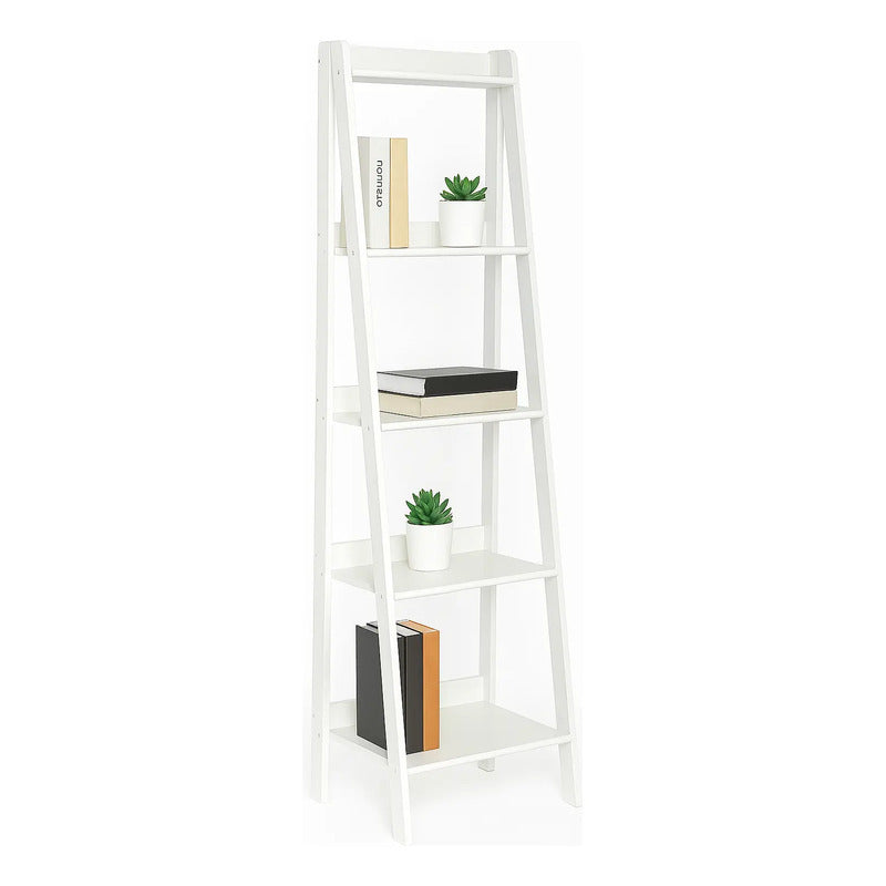Mueble Hogar Repisas Rack Escalonado Deco Nórdico Blanco Blanco