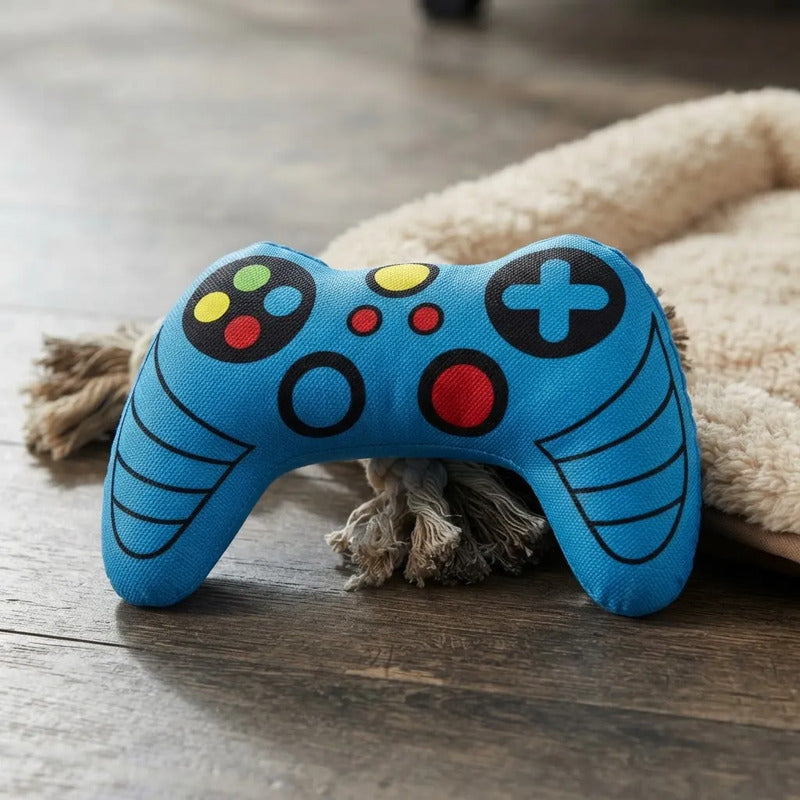 Juguete Para Perro Control De Videojuego De Peluche 20x10 Cm Azul