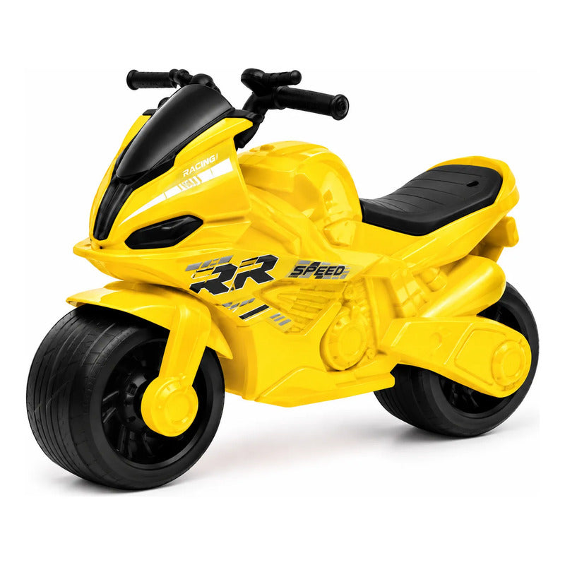 Moto Infantil Pata Pata Racing Amarilla Para Niños