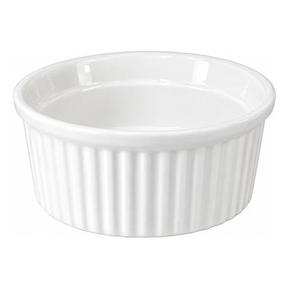 Set 6 Bowls Blancos Creme Brulee 10x4,7 Cm Blanco
