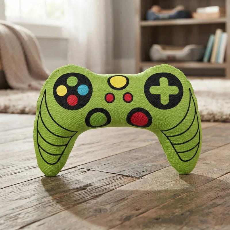 Juguete Para Perro Control De Videojuego De Peluche 20x10 Cm Verde