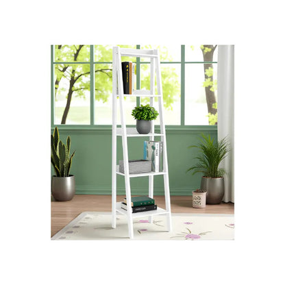 Mueble Hogar Repisas Rack Escalonado Deco Nórdico Blanco Blanco