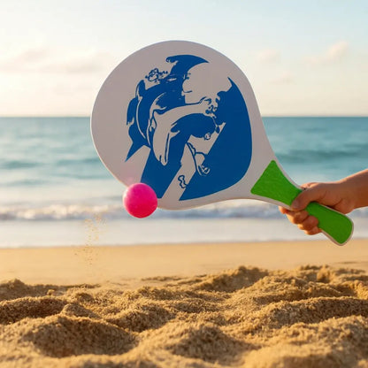 Set De Juguetes Para Playa Paletas + Juego De Tejo