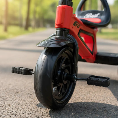Triciclo Para Niños 3 Ruedas Con Pedales Deportivo Infantil Rojo