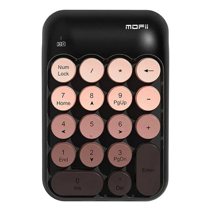 Teclado Numerico Inalambrico Mofii Aesthetic Teclas Retro Multicolor Inglés Internacional