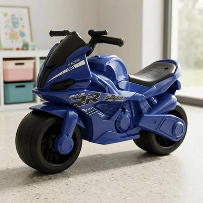 Moto Infantil Pata Pata Racing Azul Para Niños