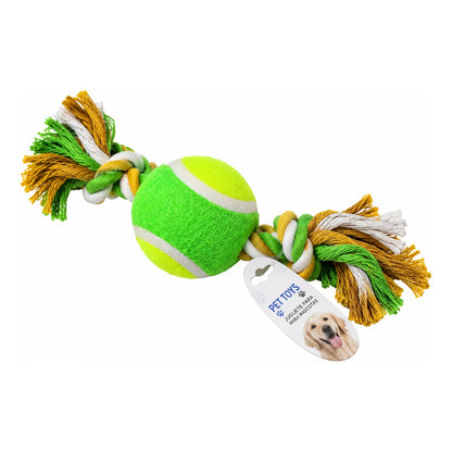 Pelota Interactiva Para Perro Y Gato Con Cuerda Verde