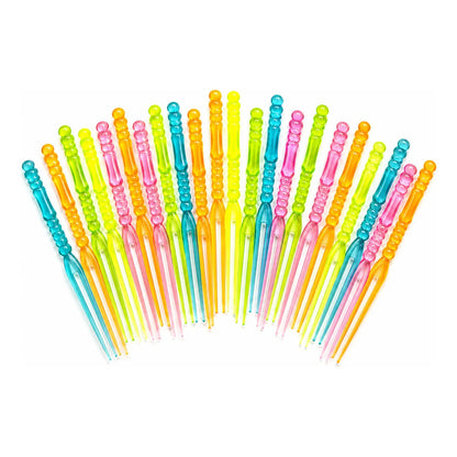 Palillos Plásticos Para Copetín Colores Resutidos X 100u. Surtidos