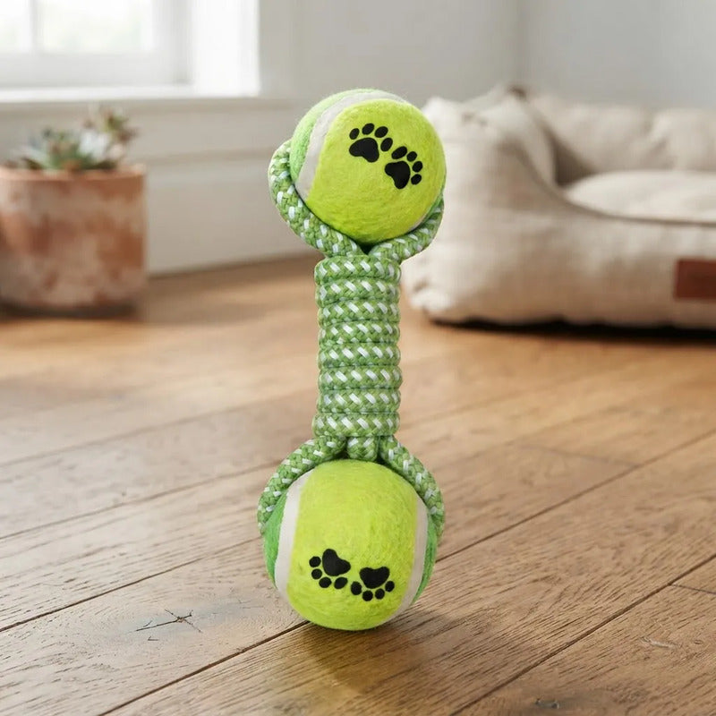 Pelota Interactiva Para Perro Y Gato Doble Pelota Verde