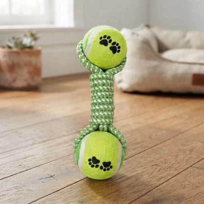 Pelota Interactiva Para Perro Y Gato Doble Pelota Verde