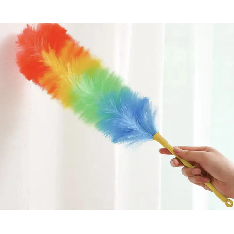 Plumero De Colores En Nylon Punta Flexible Multicolor