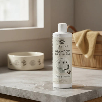 Shampoo Para Perros Minimal 480ml Coco Y Vainilla