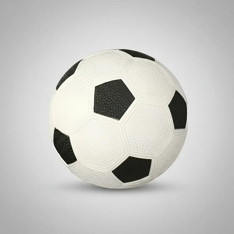 Pelota De Fútbol Clásica De Goma N°5 Negro