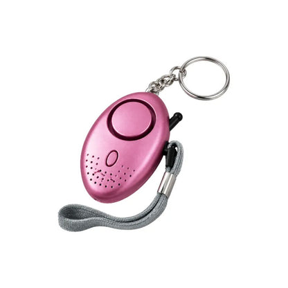 Llavero Mini Alarma Personal Para Seguridad Rosa Chicle