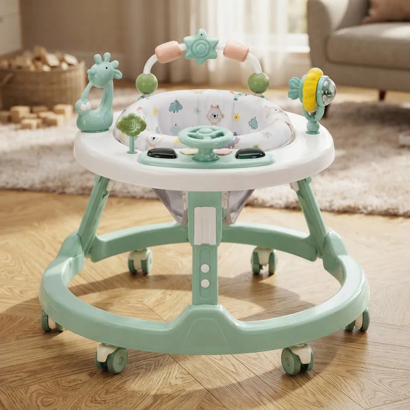 Andador Para Bebé Con Juegos Y Actividades Celeste